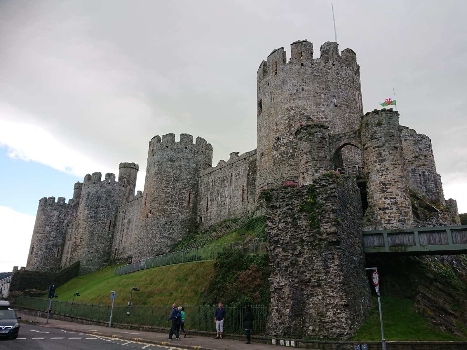 Conwy Castle, North Wales, built by Edward I 1283–1289